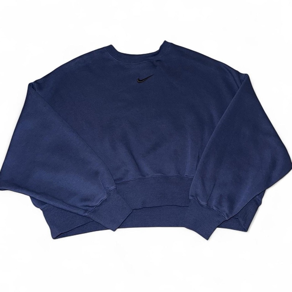 Womens Nike Athletic Navy Comfy
Active Cotton Sweater Size Medium